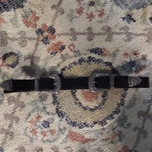 Double Buckle Western Belt